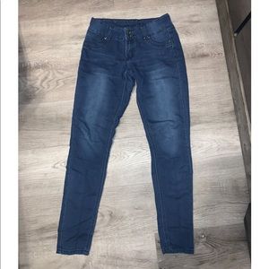 Dark blue skinny jeans